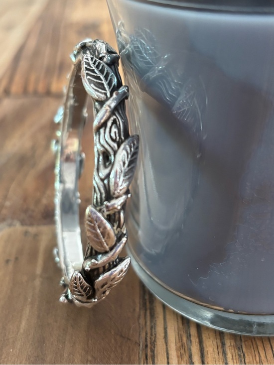 Pamela Love Jewelry - Pamela Love Silver Leaf Vine Bangle Bracelet